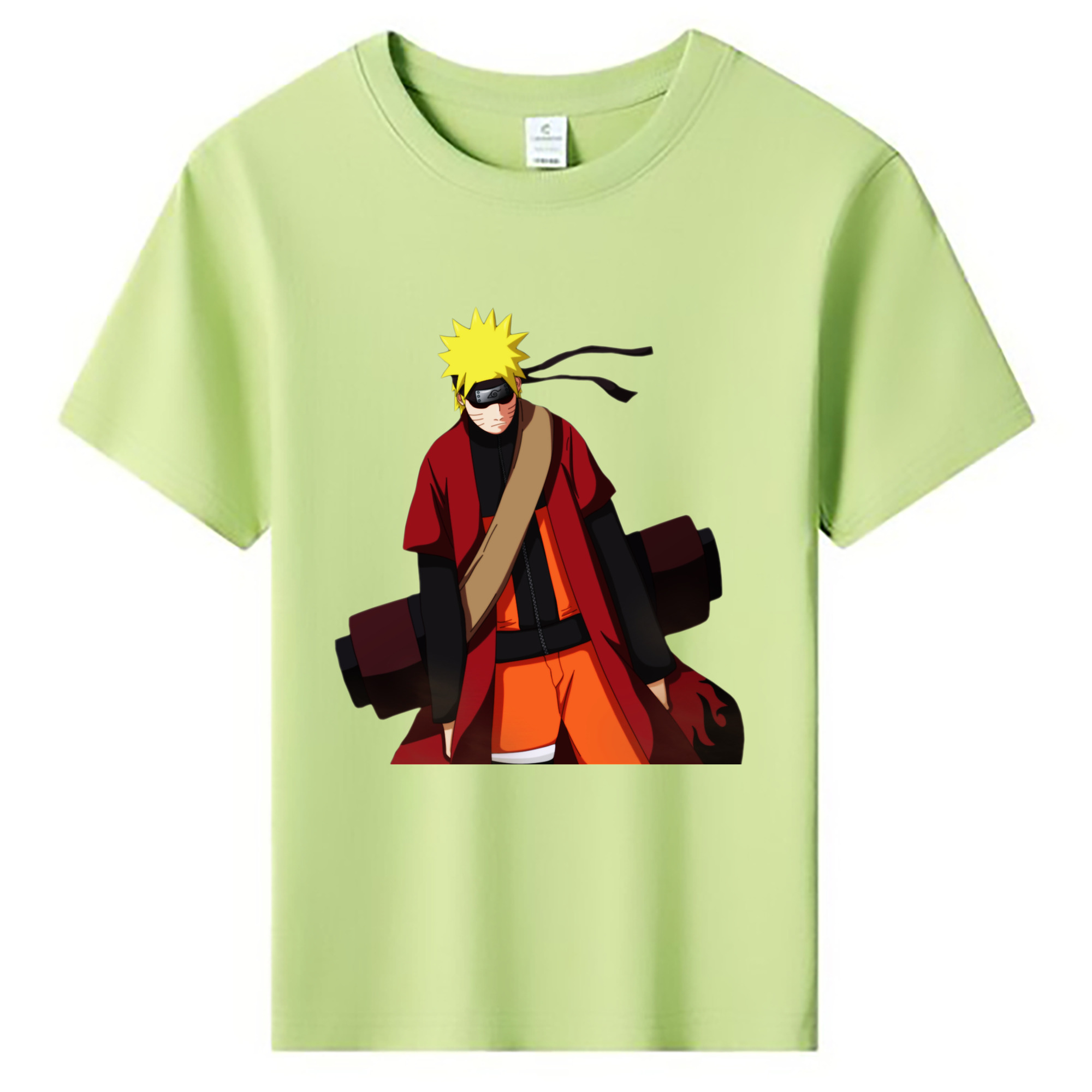 （画像用） NARUTO -ナルト- うずまき ナルト Uzumaki Naruto 綿100％キッズTシャツ（フロントプリント）